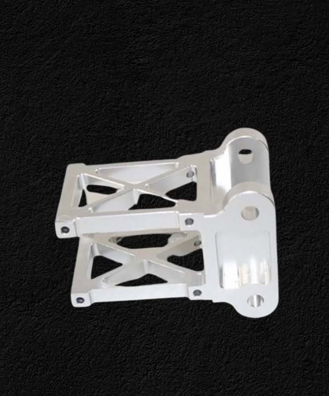 Precision CNC machined structural bracket manufactured by Trident Industries